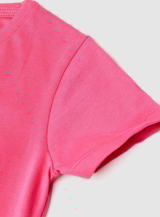 Girls Minnie Mouse Elasticated Hem T-shirt