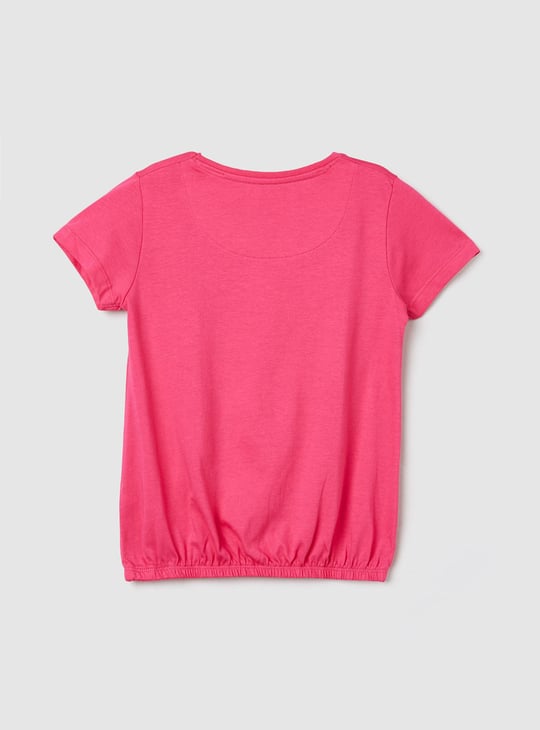 Girls Minnie Mouse Elasticated Hem T-shirt