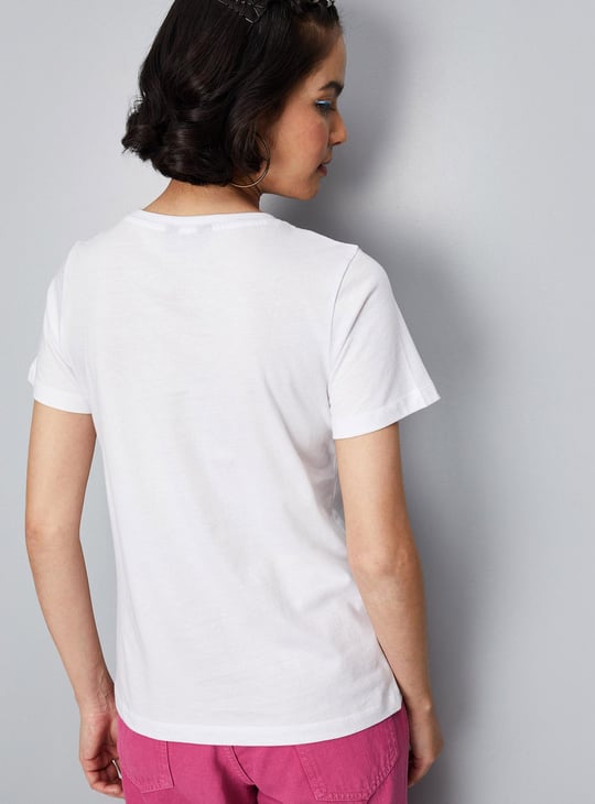 Women Slogan Printed T-shirt