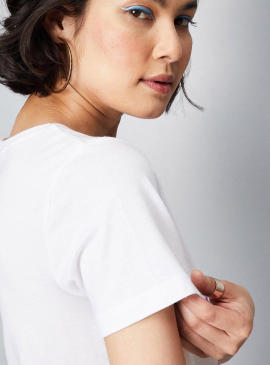 Women Slogan Printed T-shirt