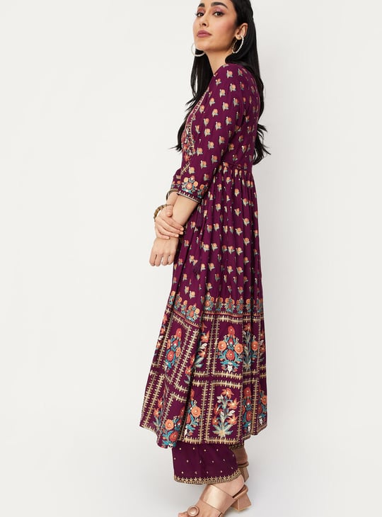 Women Printed A-line Kurta