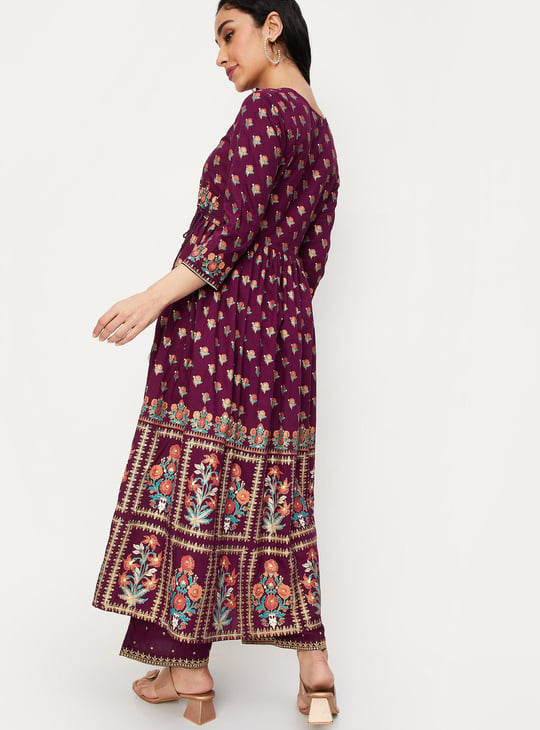 Women Printed A-line Kurta