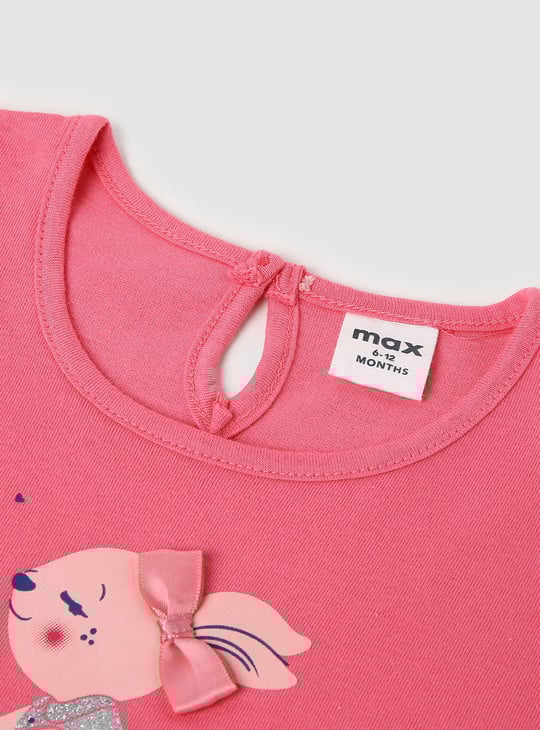 Girls Printed Sleepwear Shorts Set