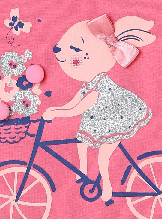 Girls Printed Sleepwear Shorts Set