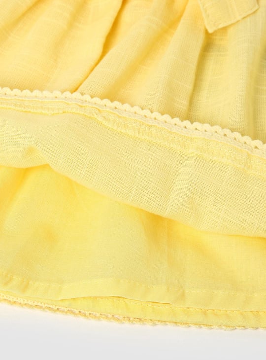 Girls Belted A-line Skirt