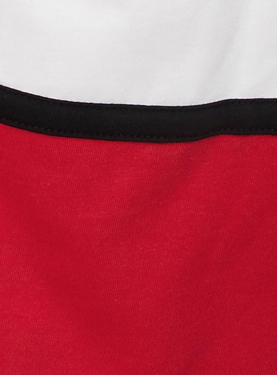 Men Colourblock Polo T-shirt