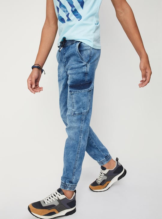 Boys Jogger Jeans with Cargo Pocket