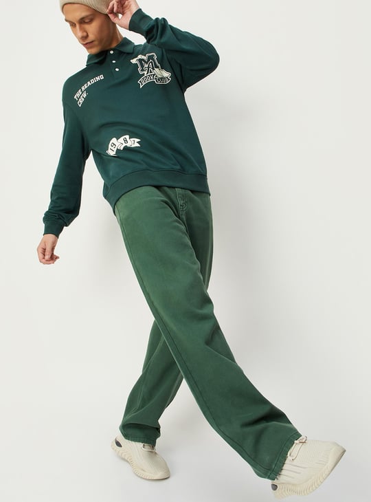 Men Coloured Baggy Jeans