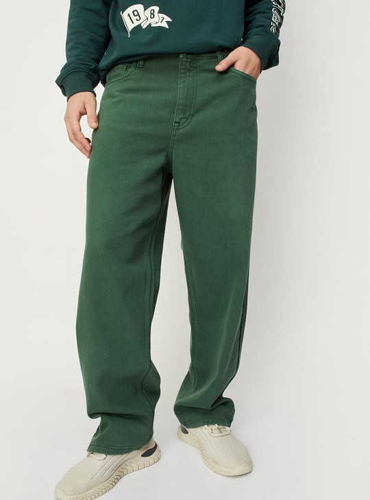 Men Coloured Baggy Jeans