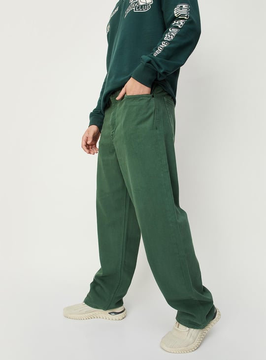 Men Coloured Baggy Jeans