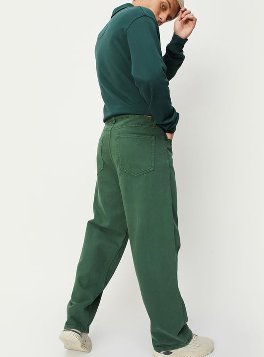 Men Coloured Baggy Jeans