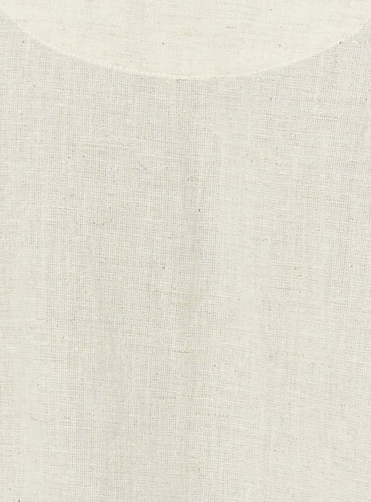 Men Pintuck Yoke Short Kurta