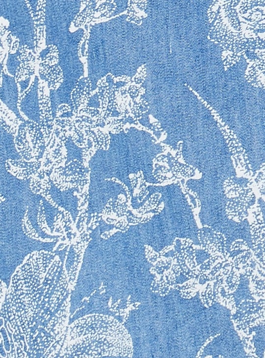 Men Printed Resort Collar Shirt