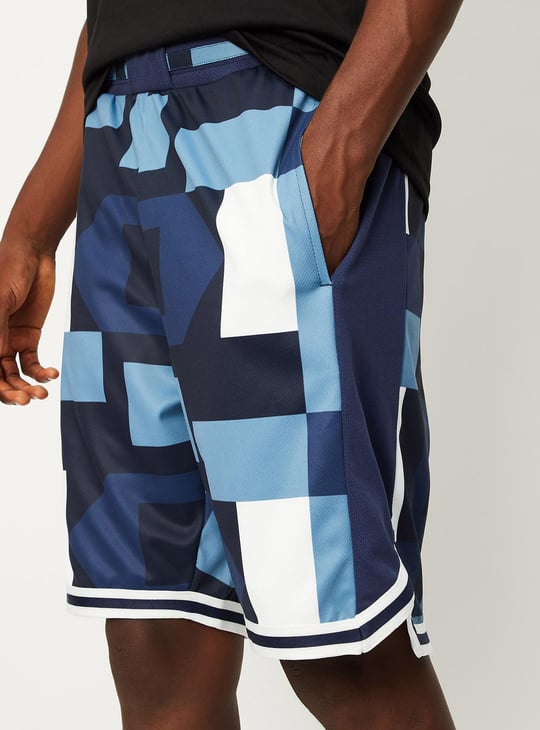 Men Printed Basketball Shorts
