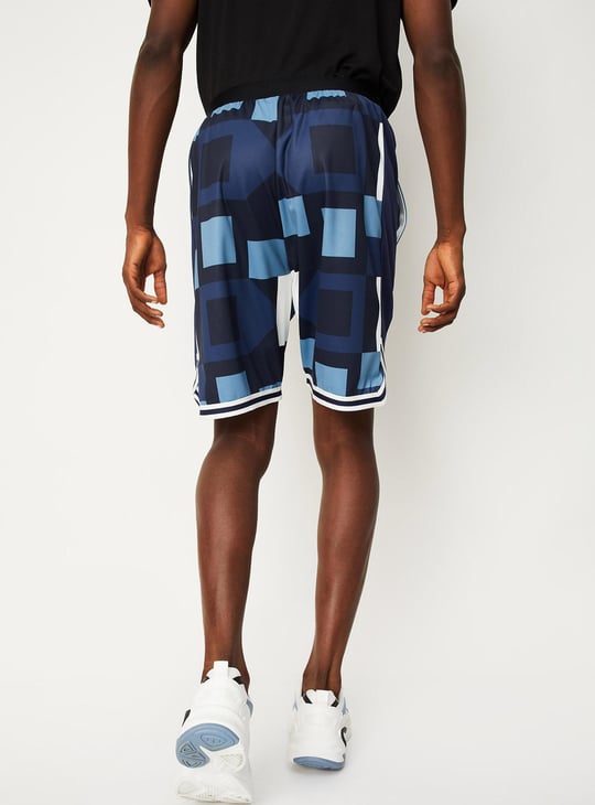 Men Printed Basketball Shorts