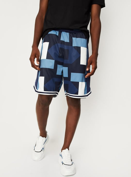 Men Printed Basketball Shorts