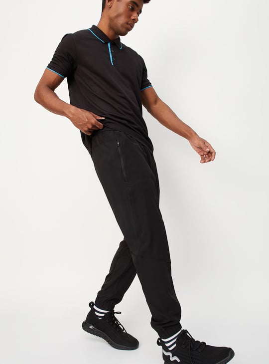 Men Zip Pockets Active Joggers