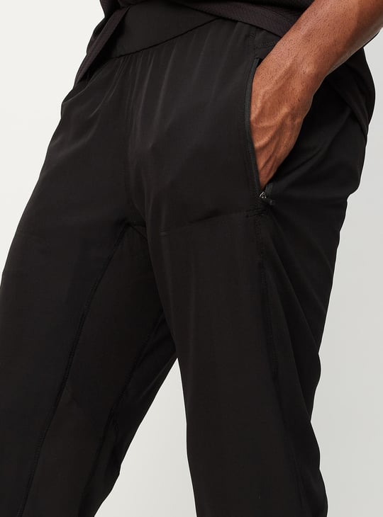 Men Zip Pockets Active Joggers