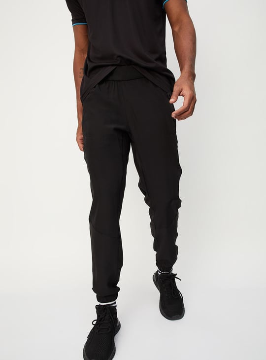 Men Zip Pockets Active Joggers