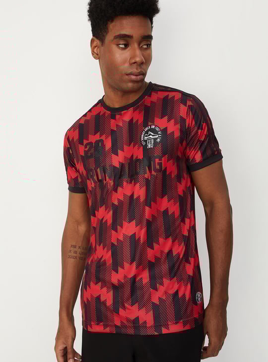 Men Printed Active T-shirt