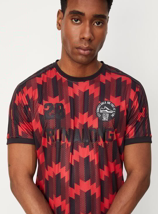 Men Printed Active T-shirt