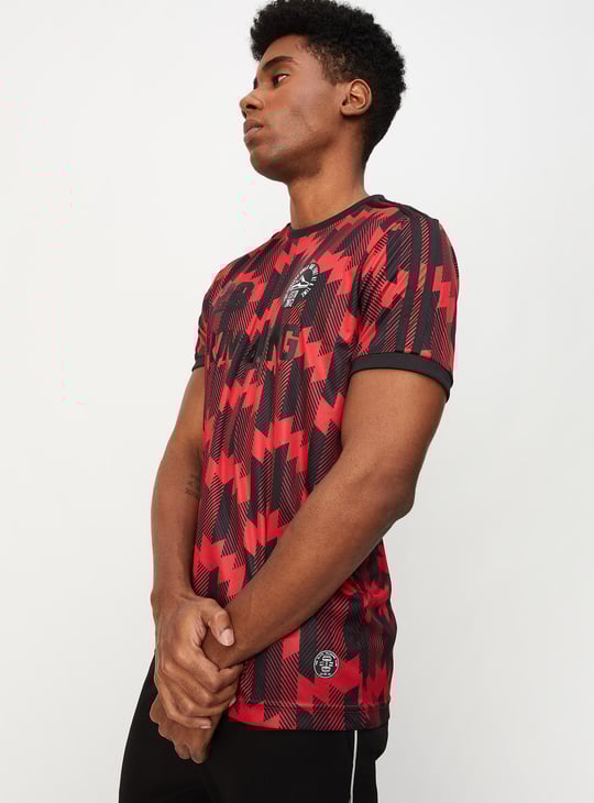 Men Printed Active T-shirt