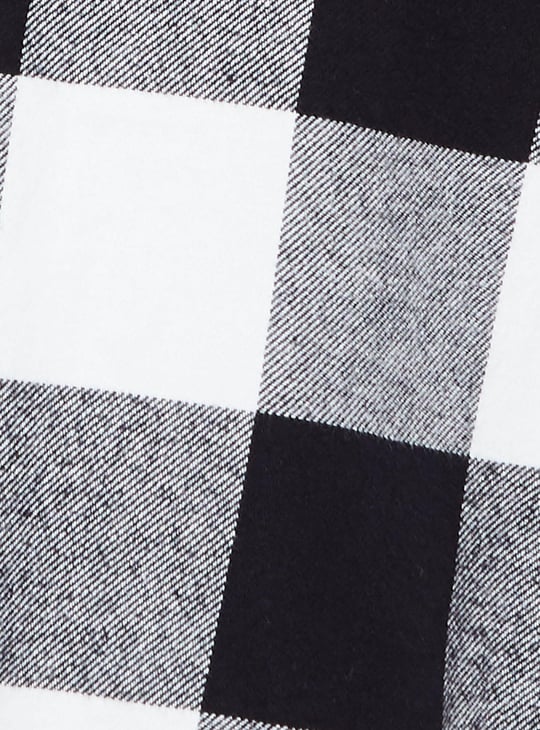 Men Relaxed Fit Checked Over Shirt