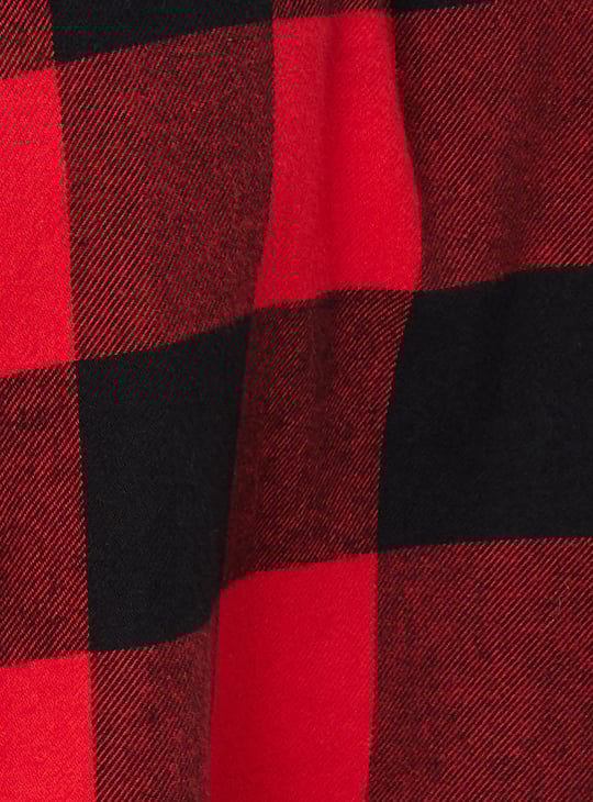 Men Relaxed Fit Checked Over Shirt