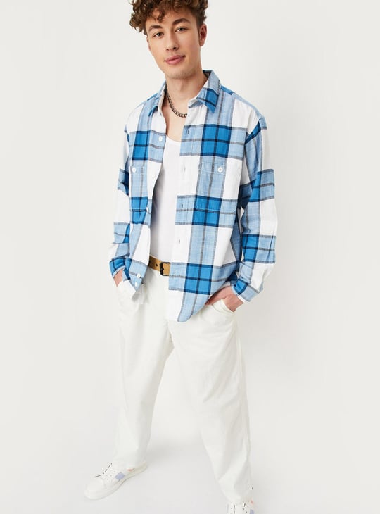 CLANE CHECK POCKET OVER SHIRT クラネ CLANE CHECK POCKET OVER SHIRT
