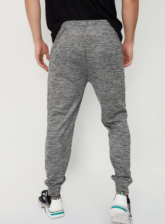 Men Knit Track Pants with Zip Pockets