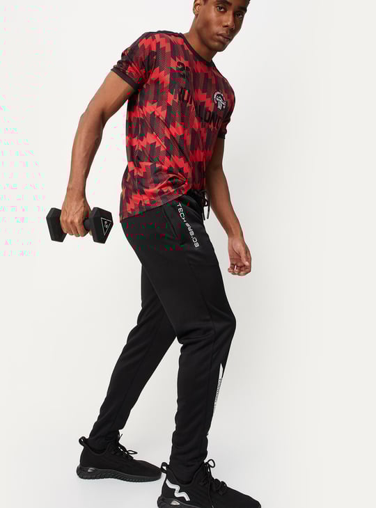 Men Printed Sports Track Pants