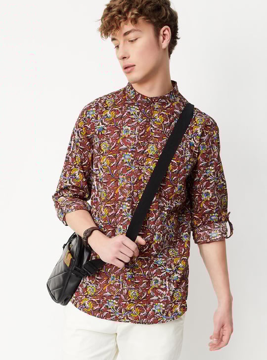 Men Printed Short Kurta