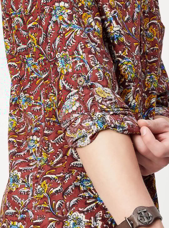 Men Printed Short Kurta