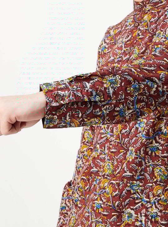 Men Printed Short Kurta