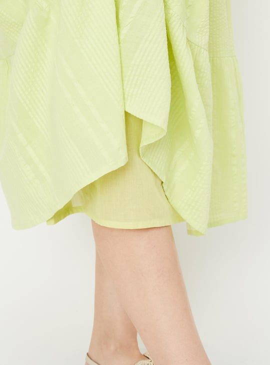 Women Striped Tiered Dress