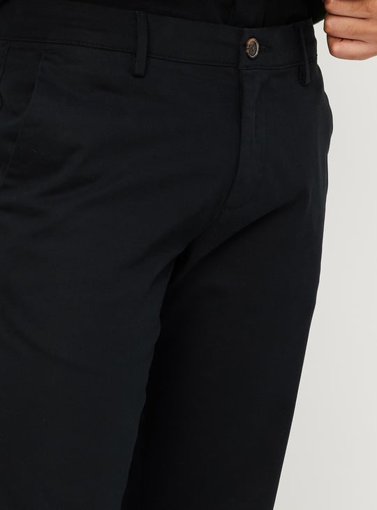 Men Slim Fit Smart Casual Chinos