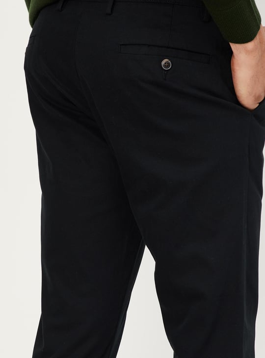 Men Slim Fit Smart Casual Chinos