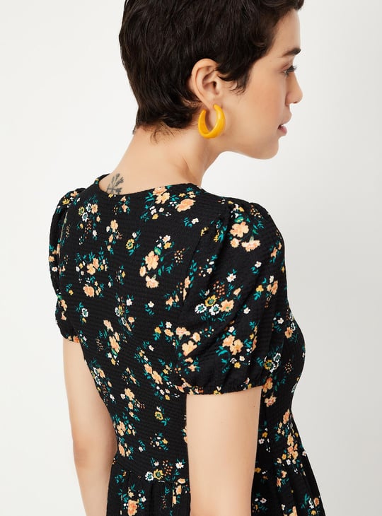 Women Printed Fit and Flare Dress