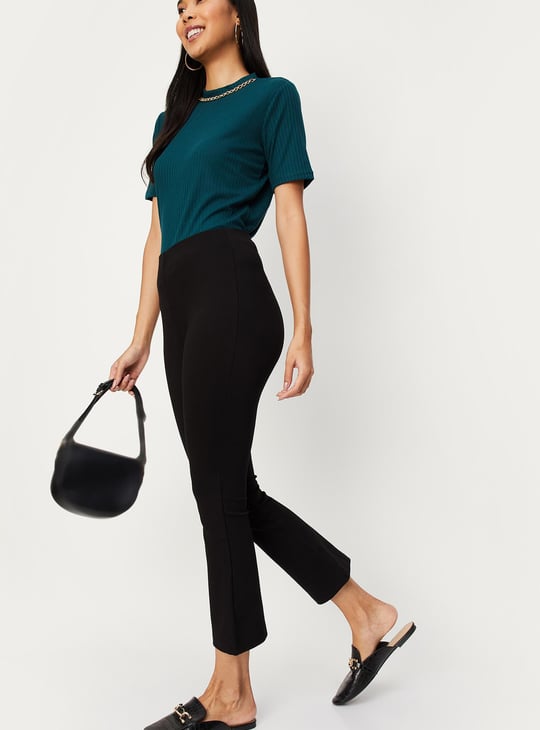 Women Knitted Elasticated Trousers