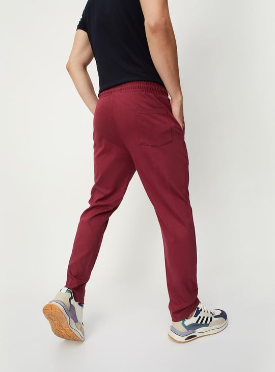 Men Solid Athleisure Track Pants