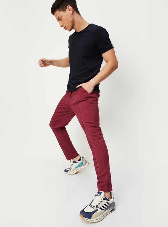 Men Solid Athleisure Track Pants