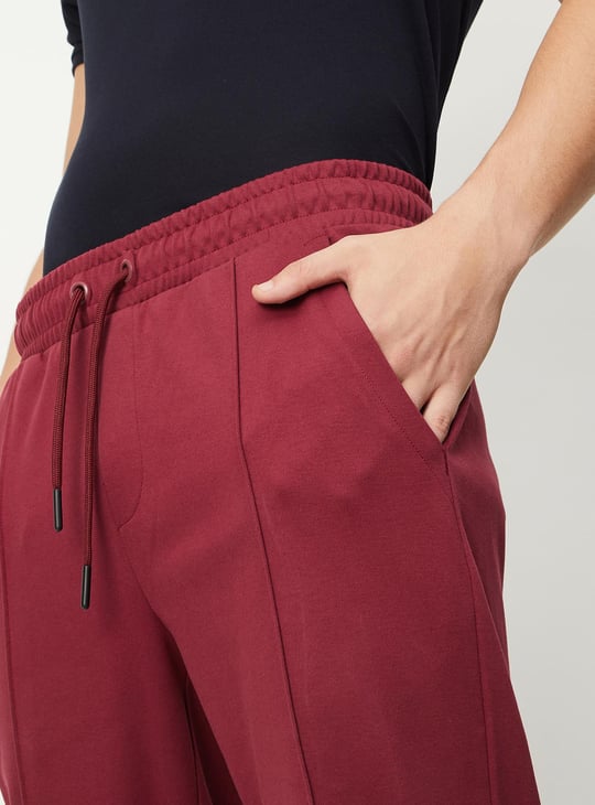 Men Solid Athleisure Track Pants