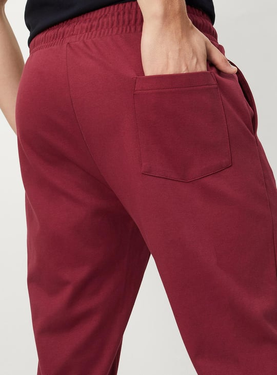 Men Solid Athleisure Track Pants