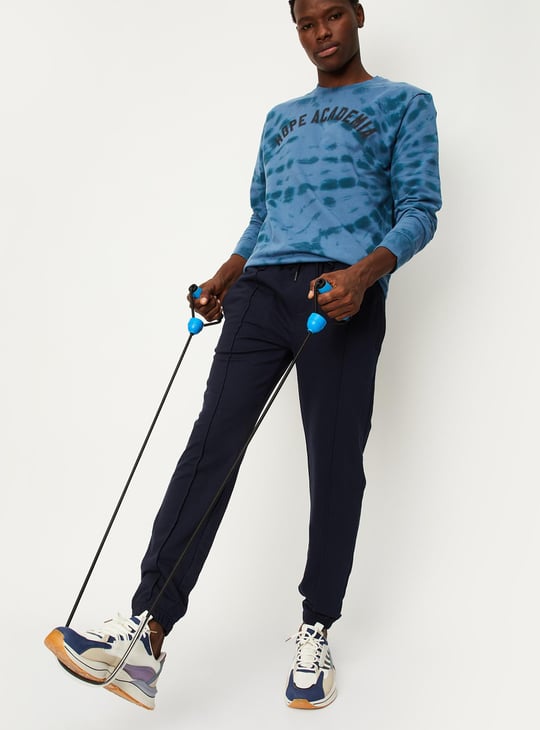 Men Athleisure Joggers with Zip Pockets
