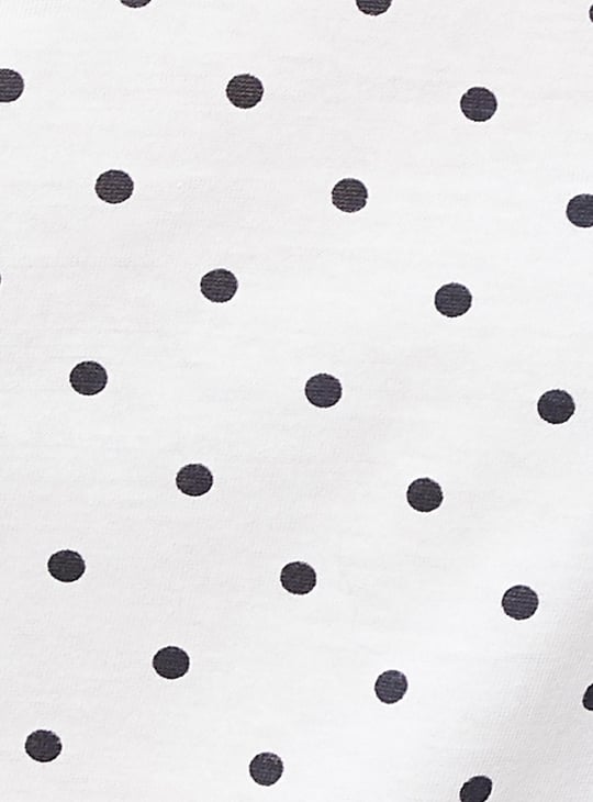 Women Polka Dot Printed T-shirt