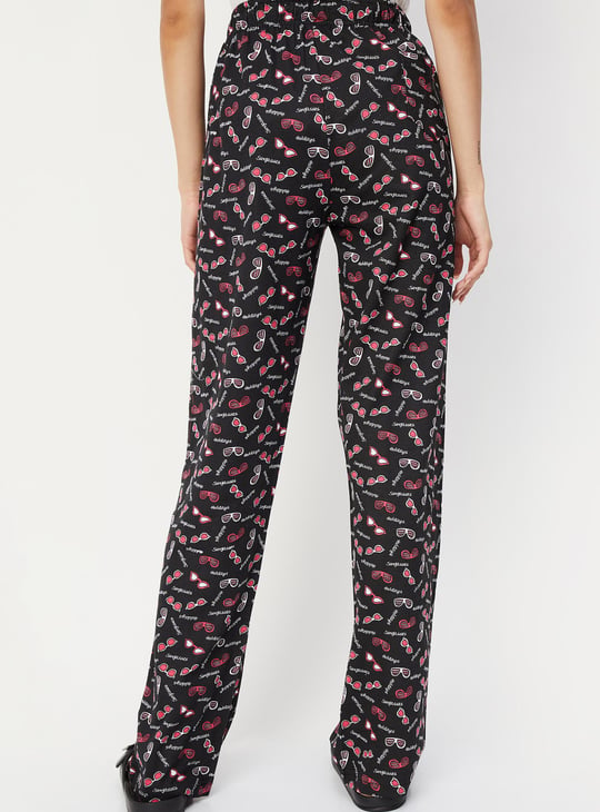 Women Printed Full-Length Pyjamas