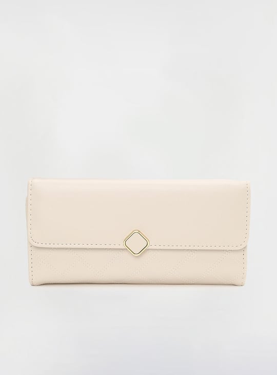 Women Quilted Tri-Fold Wallet