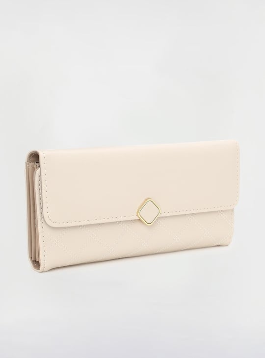 Women Quilted Tri-Fold Wallet