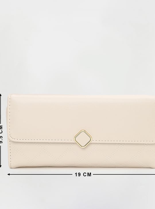 Women Quilted Tri-Fold Wallet