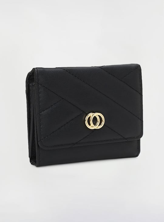 Women Quilted Tri-Fold Wallet